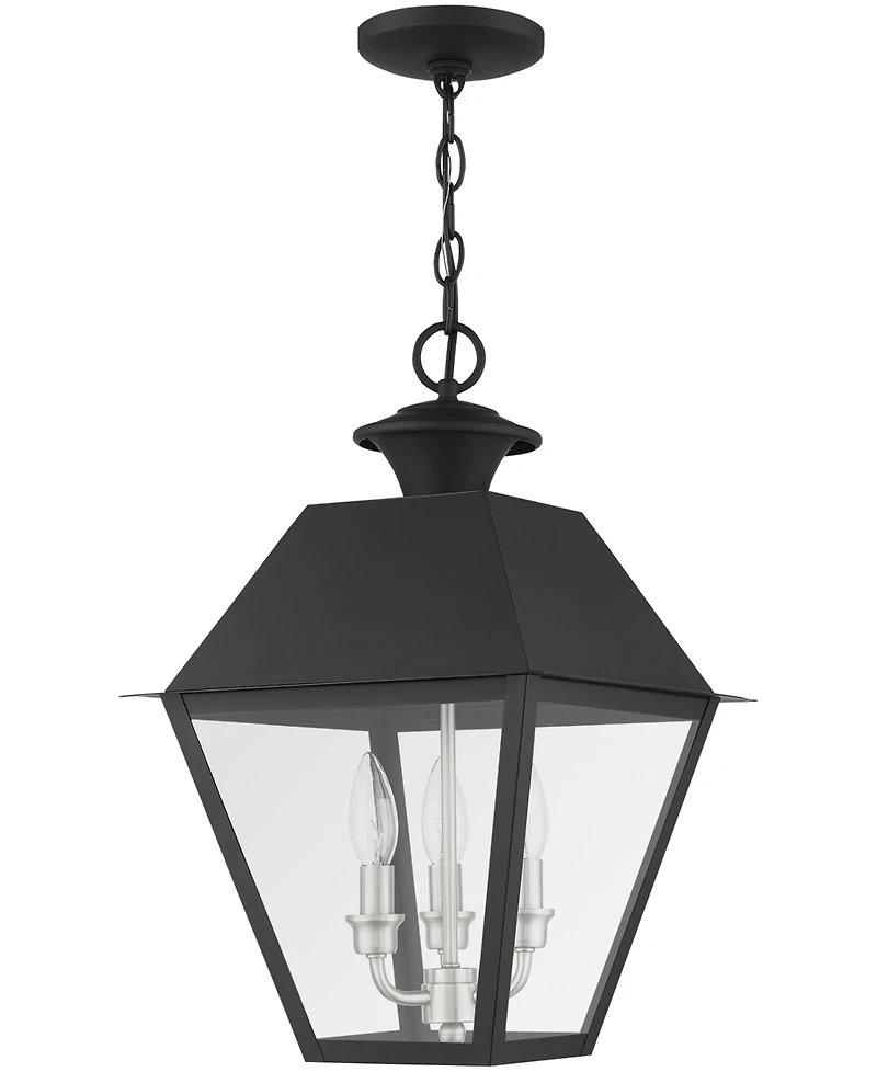 Livex Wentworth 3 Light Outdoor Pendant Lantern