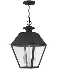 Livex Wentworth 3 Light Outdoor Pendant Lantern