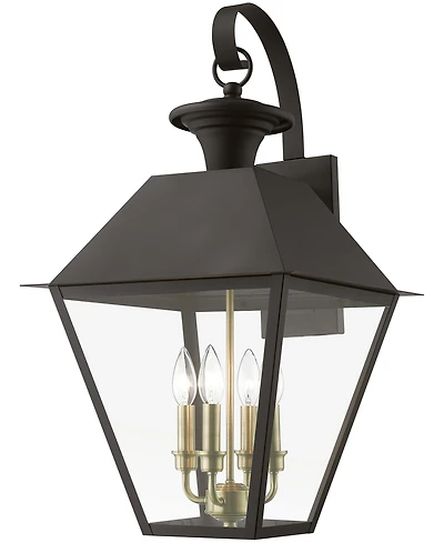 Livex Wentworth 4 Light Outdoor Extra Large Wall Lantern
