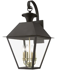 Livex Wentworth 4 Light Outdoor Extra Large Wall Lantern