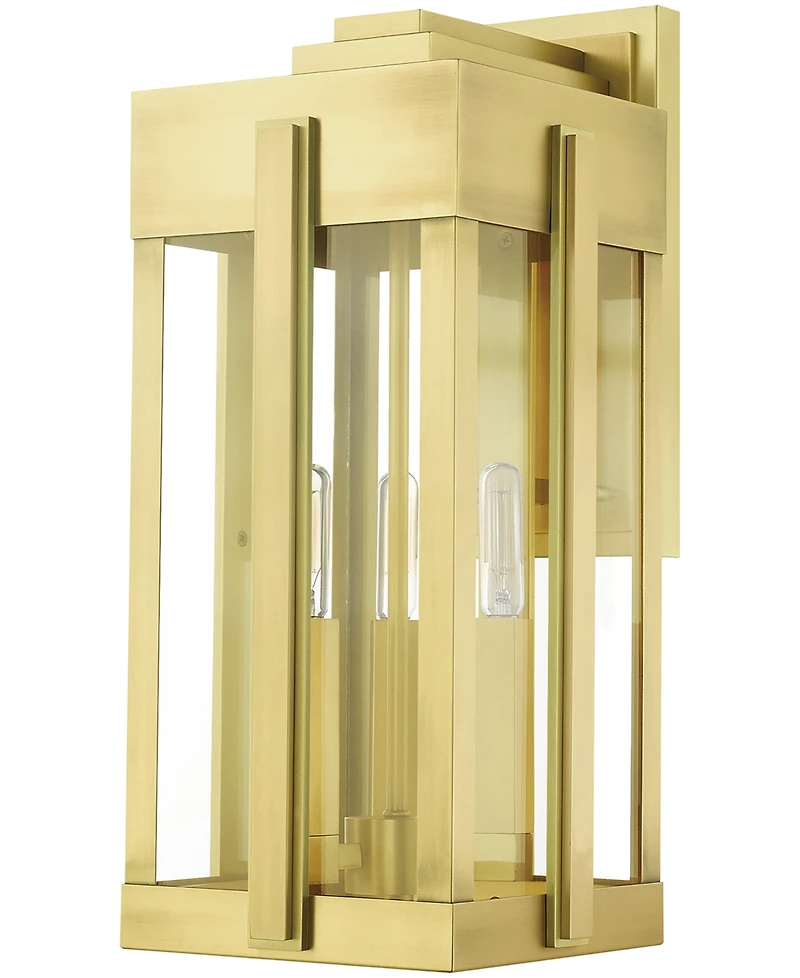 Livex Lexington 3 Light Outdoor Wall Lantern