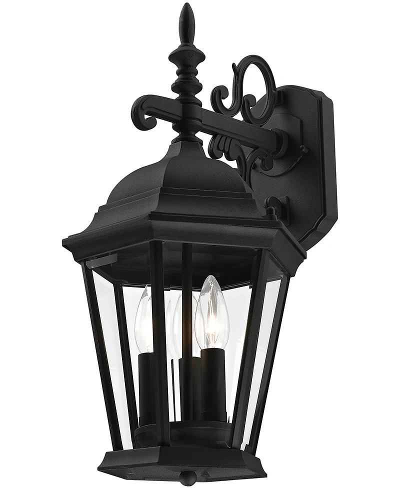 Livex Hamilton 3 Light Outdoor Wall Lantern