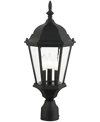 Livex Hamilton 3 Light Outdoor Post Top Lantern