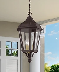 Livex Morgan 3 Light Outdoor Pendant Lantern