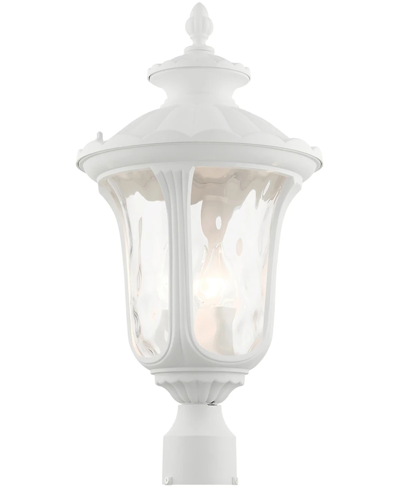 Livex Oxford 3 Light Outdoor Post Top Lantern