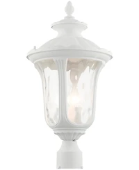 Livex Oxford 3 Light Outdoor Post Top Lantern
