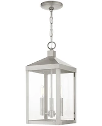 Livex Nyack 3 Light Outdoor Pendant Lantern