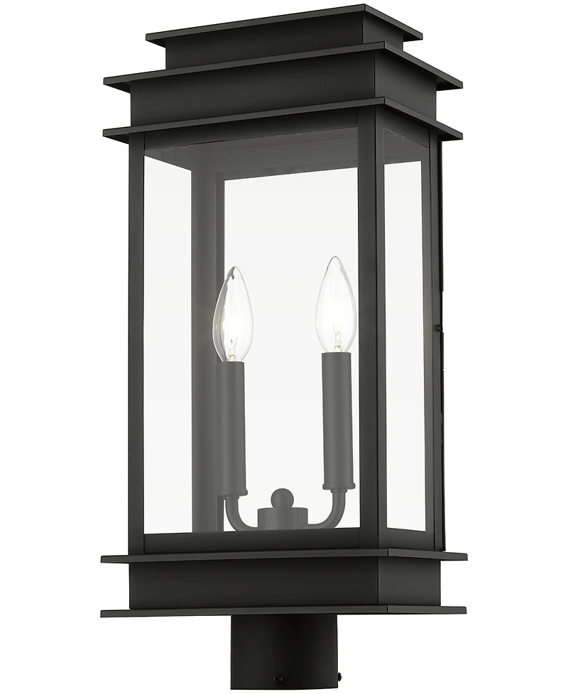 Livex Princeton 2 Light Outdoor Large Post Top Lantern