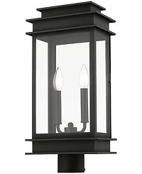 Livex Princeton 2 Light Outdoor Large Post Top Lantern