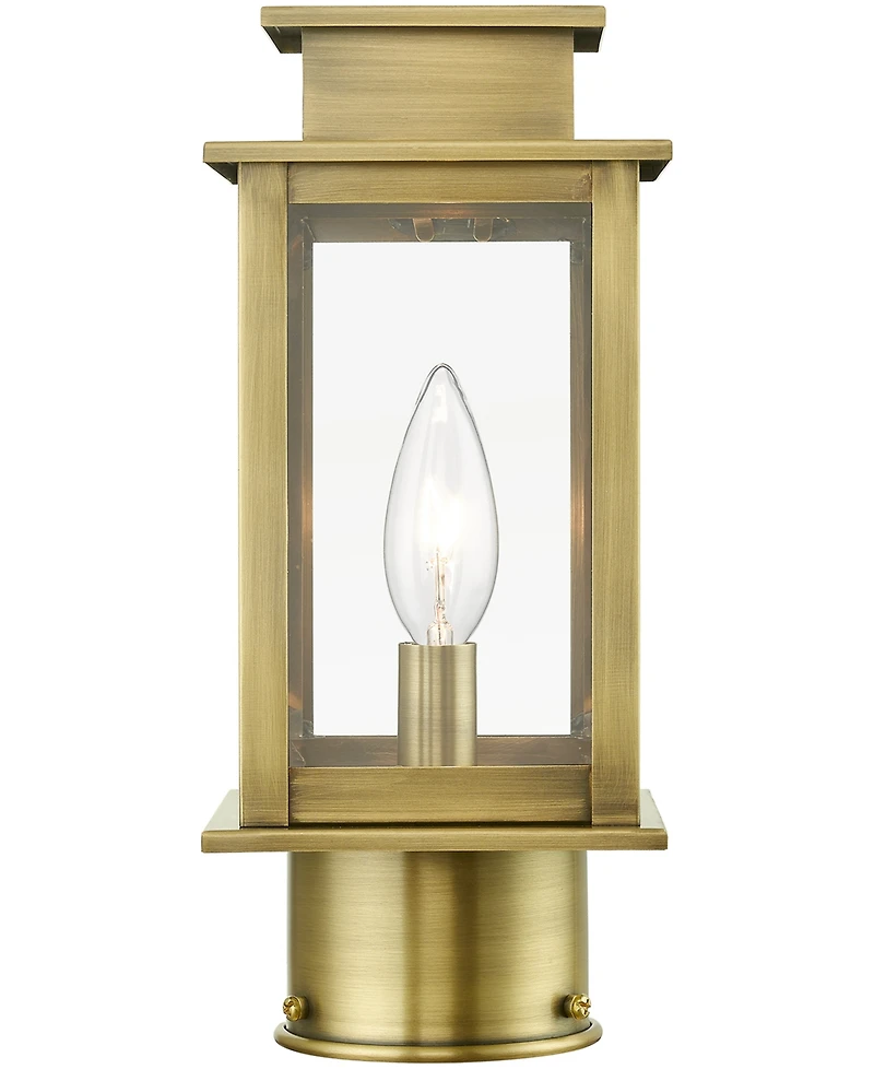 Livex Princeton 1 Light Outdoor Mini Post Top Lantern