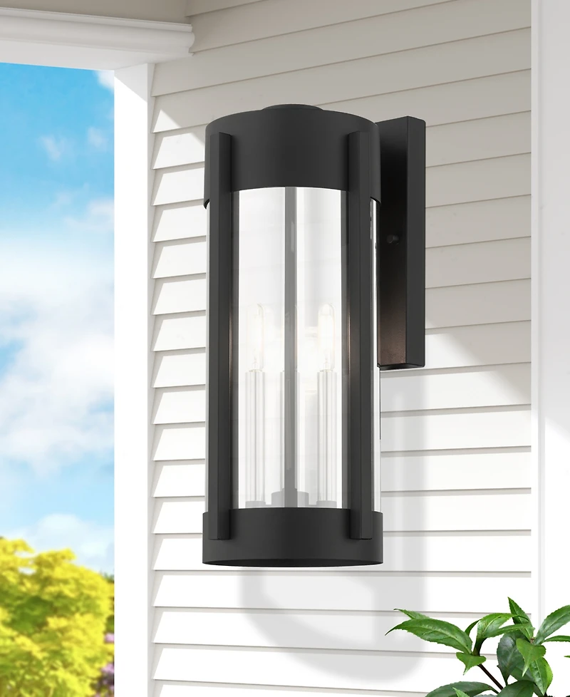Livex Sheridan 3 Light Outdoor Wall Lantern