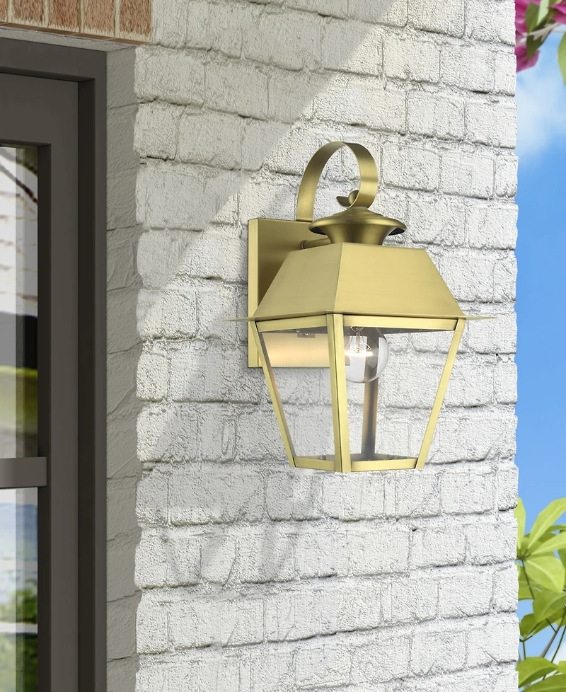 Livex Wentworth 1 Light Outdoor Small Wall Lantern