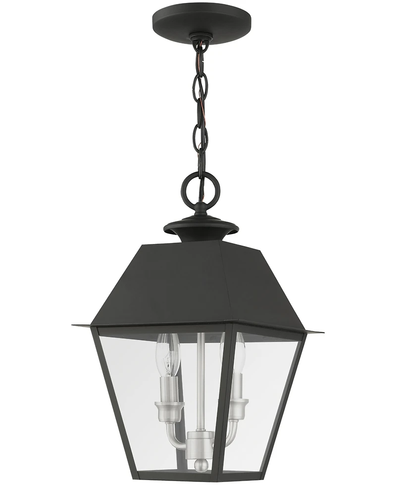 Livex Wentworth 2 Light Outdoor Pendant Lantern