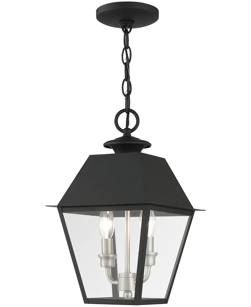 Livex Wentworth 2 Light Outdoor Pendant Lantern