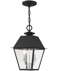 Livex Wentworth 2 Light Outdoor Pendant Lantern