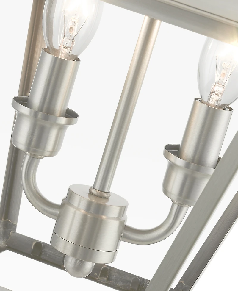 Livex Wentworth 2 Light Outdoor Medium Pendant Lantern