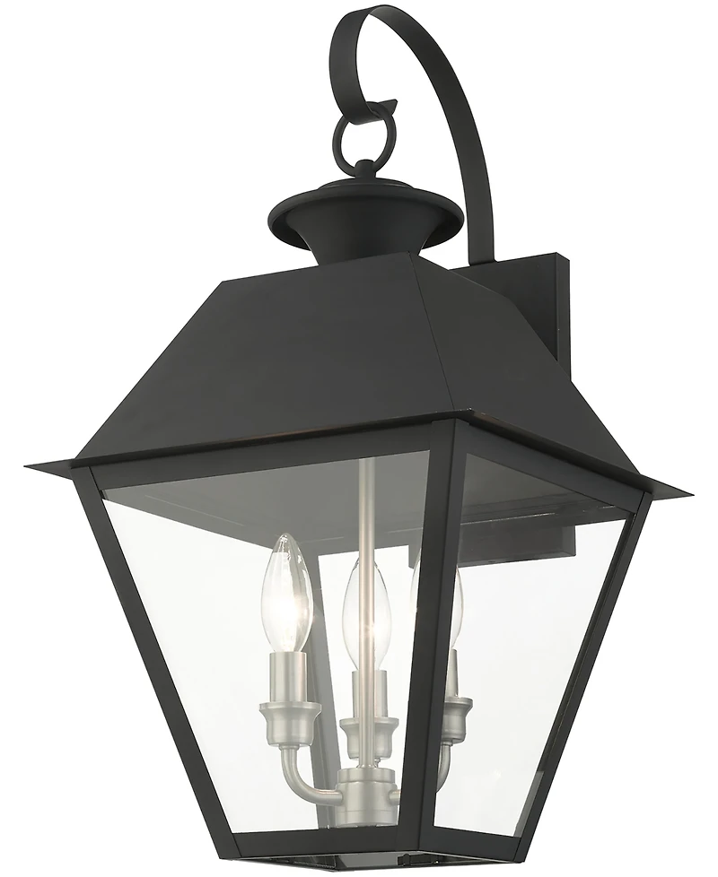Livex Wentworth 3 Light Outdoor Wall Lantern