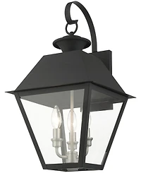 Livex Wentworth 3 Light Outdoor Wall Lantern