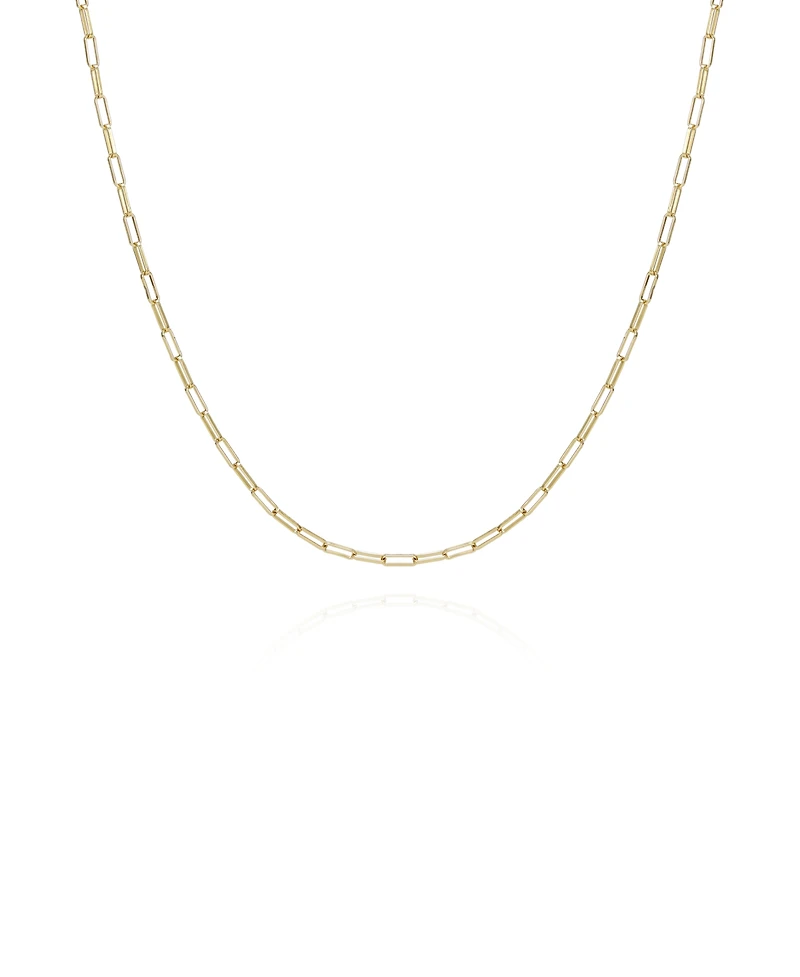 Vince Camuto Gold-Tone Paper Clip Chain Link Necklace
