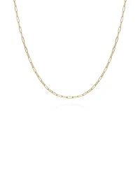 Vince Camuto Gold-Tone Paper Clip Chain Link Necklace