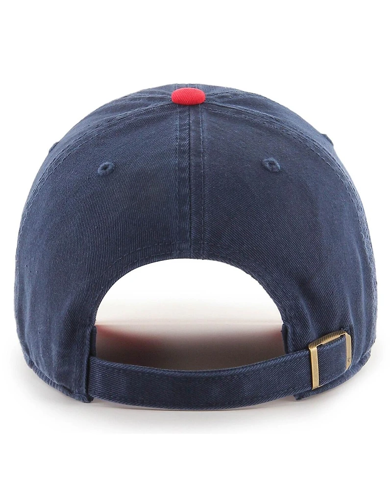 Men's '47 Brand Navy California Angels 1997 Halo Logo Cooperstown Collection Clean Up Adjustable Hat