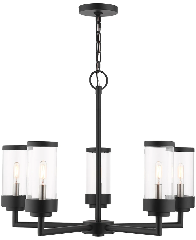 Livex Hillcrest 5 Light Outdoor Chandelier