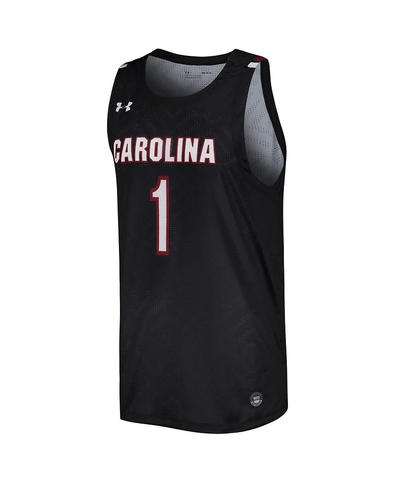Men's Under Armour Black South Carolina Gamecocks Replica Basketball Jersey