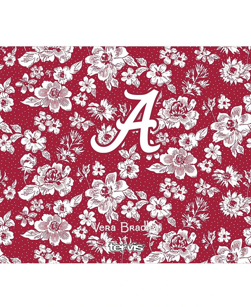 Vera Bradley x Tervis Alabama Crimson Tide 24 Oz Wide Mouth Bottle with Deluxe Lid