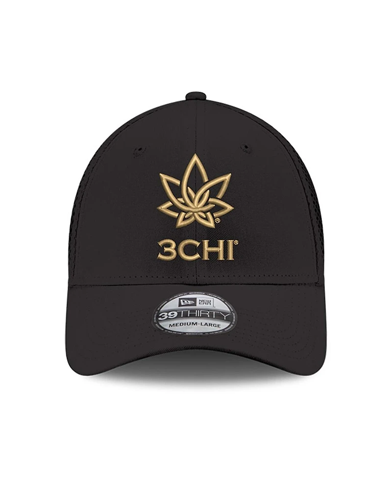Men's New Era Black Kyle Busch - 39THIRTY 3CHI Neo Flex Fit Hat