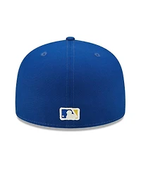 Men's New Era Royal Chicago Cubs 2016 World Series Champions Citrus Pop Uv 59FIFTY Fitted Hat
