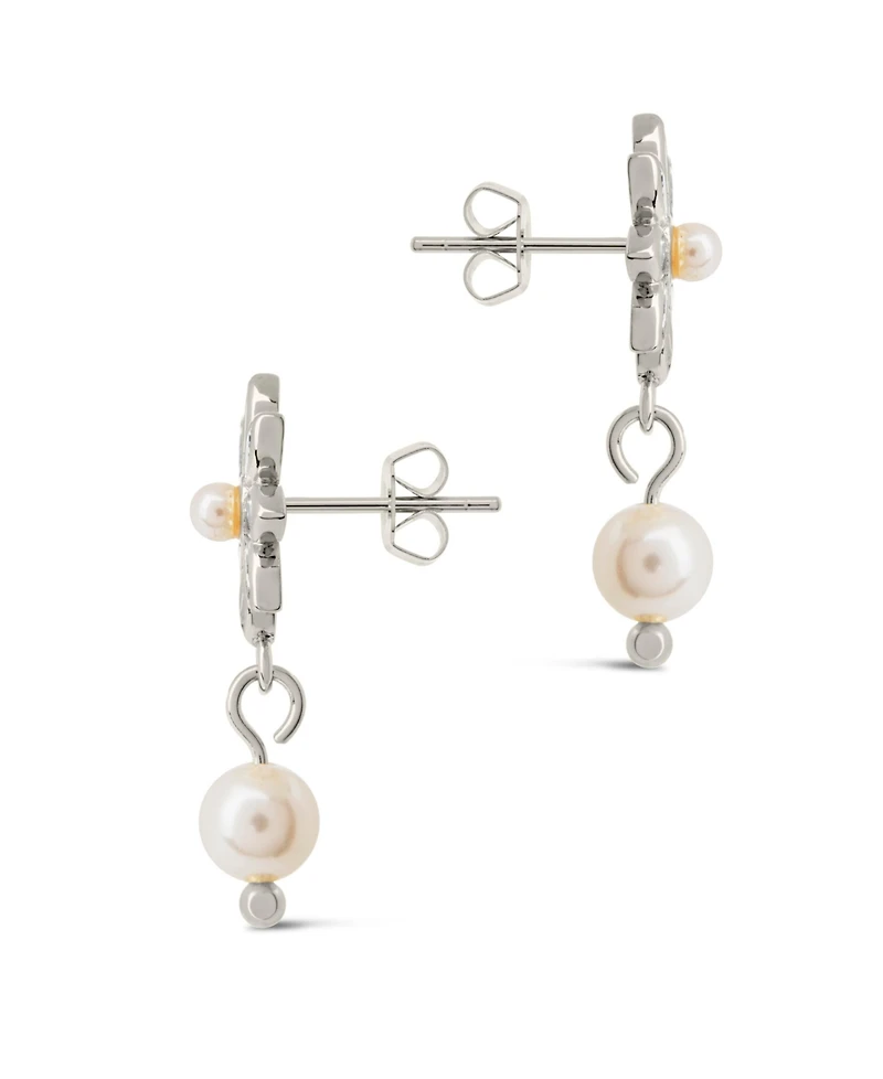 Sterling Forever Esti Drop Studs