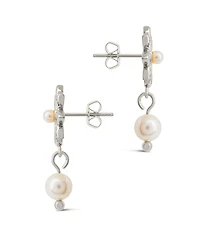 Sterling Forever Esti Drop Studs