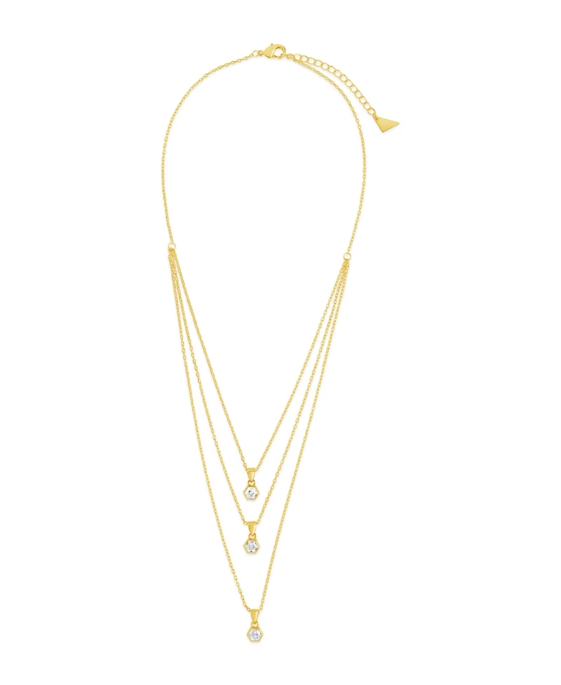 Sterling Forever Gia Layered Necklace