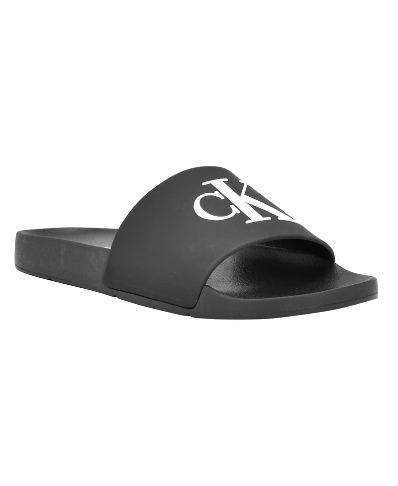 Calvin Klein Women's Arin Logo Beach Slide Sandals