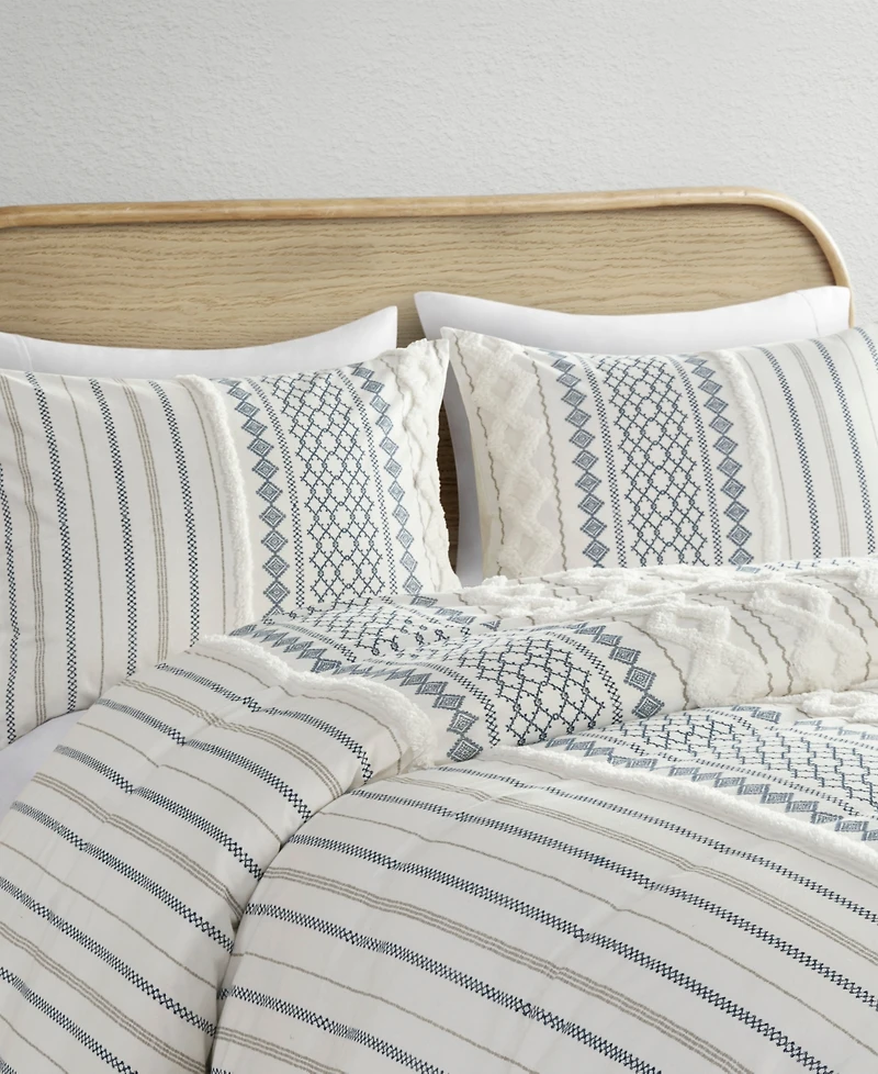 Ink+Ivy Imani 3-Pc. Duvet Cover Set, King/California King