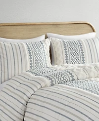 Ink+Ivy Imani 3-Pc. Duvet Cover Set, King/California King