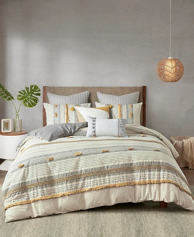 Ink+Ivy Cody 3-Piece Cotton Comforter Set, Full/Queen