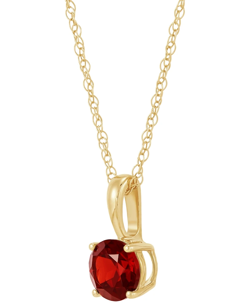 Birthstone Pendant 14k Gold or White