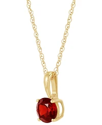 Birthstone Pendant 14k Gold or White