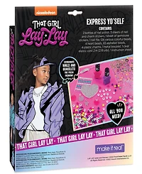 That Girl Lay Lay Express Yo Self Diy Nail Art Bracelets Kit Create 6 Bracelets, Make It Real, Nickelodeon, 209 Pieces, Coordinate Nails Bracelets For