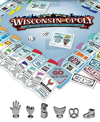 Late for the Sky Wisconsin-Opoly Classic Board Game With a Wisconsin Twist