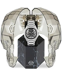 Philipp Plein Men's Automatic Skeleton Spectre Stainless Steel Bracelet Watch 42mm