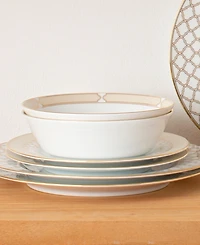 Noritake Eternal Palace Gold Set of 4 Soups, 7", 20 Oz