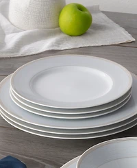 Noritake Linen Road Set of 4 Salad Plates, Service For 4