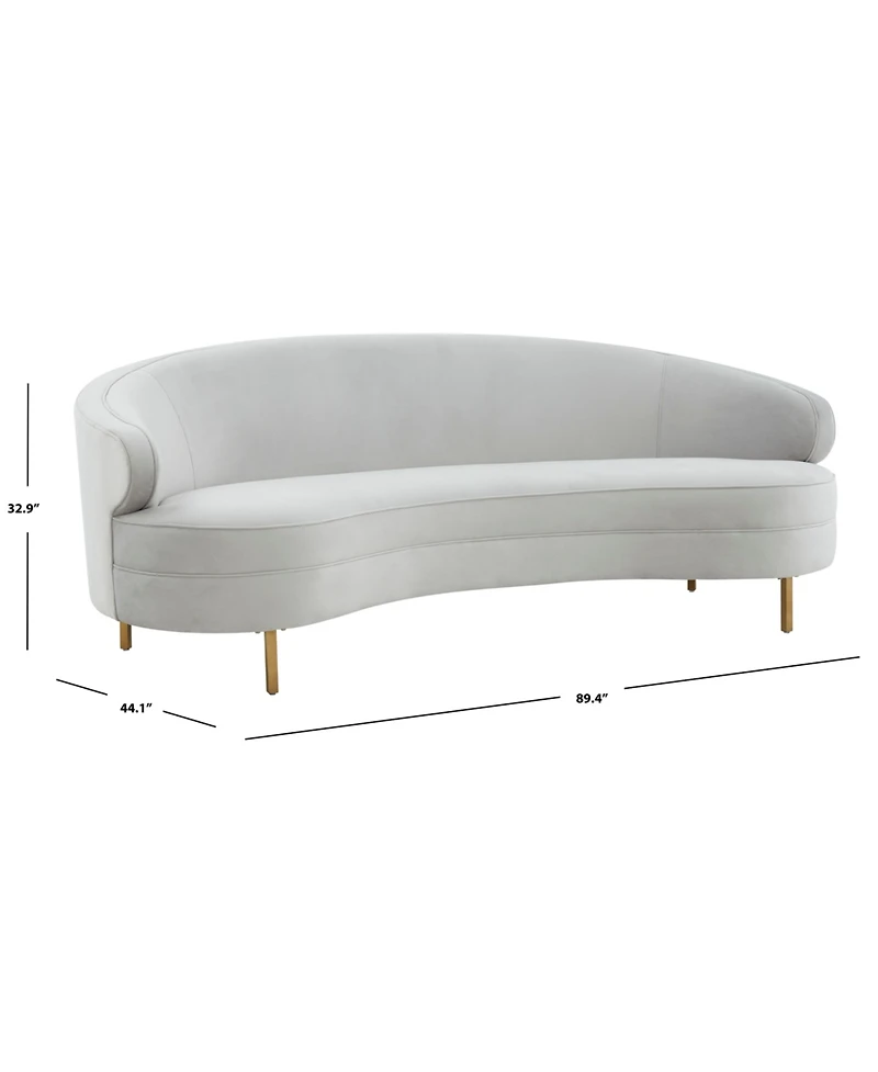 Primrose 89" Curved Sofa