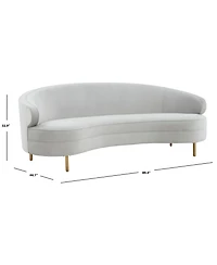 Primrose 89" Curved Sofa