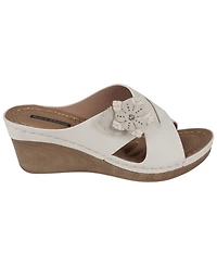 Gc Shoes Women's Selly Flower Wedge Sandals