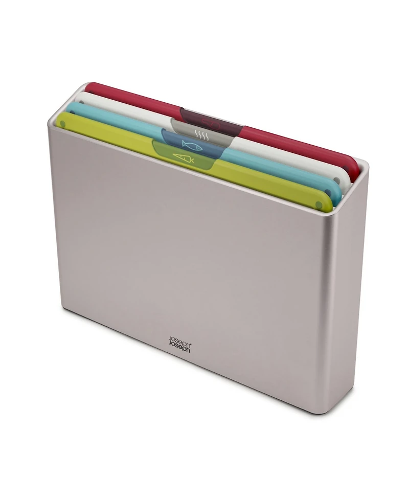 Joseph Joseph Folio Icon 4-Piece Large Chopping Board Set with Storage Case