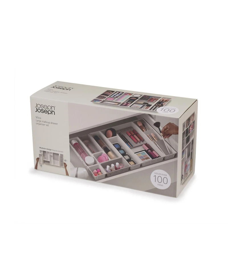 Joseph Joseph Viva 12-Piece Makeup Drawer Organiser Set