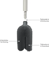 Joseph Joseph Flex 360 Advanced Toilet Brush with Matte Finish